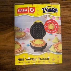 Ash Peeps Mini Waffle Maker - Bright Yellow